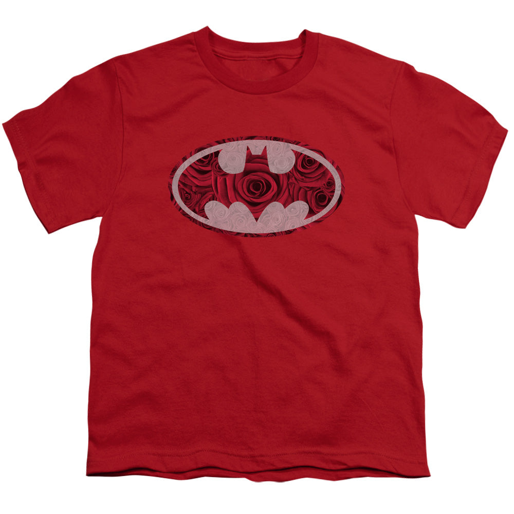 Batman Comics Rosey Signal Youth 18/1 100% Cotton Short-Sleeve T-Shirt