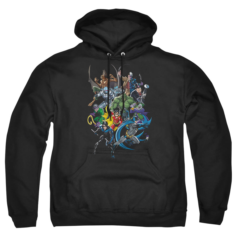 Batman Comics Saints And Psychos Men's Pull-Over 75 25 Poly Hoodie