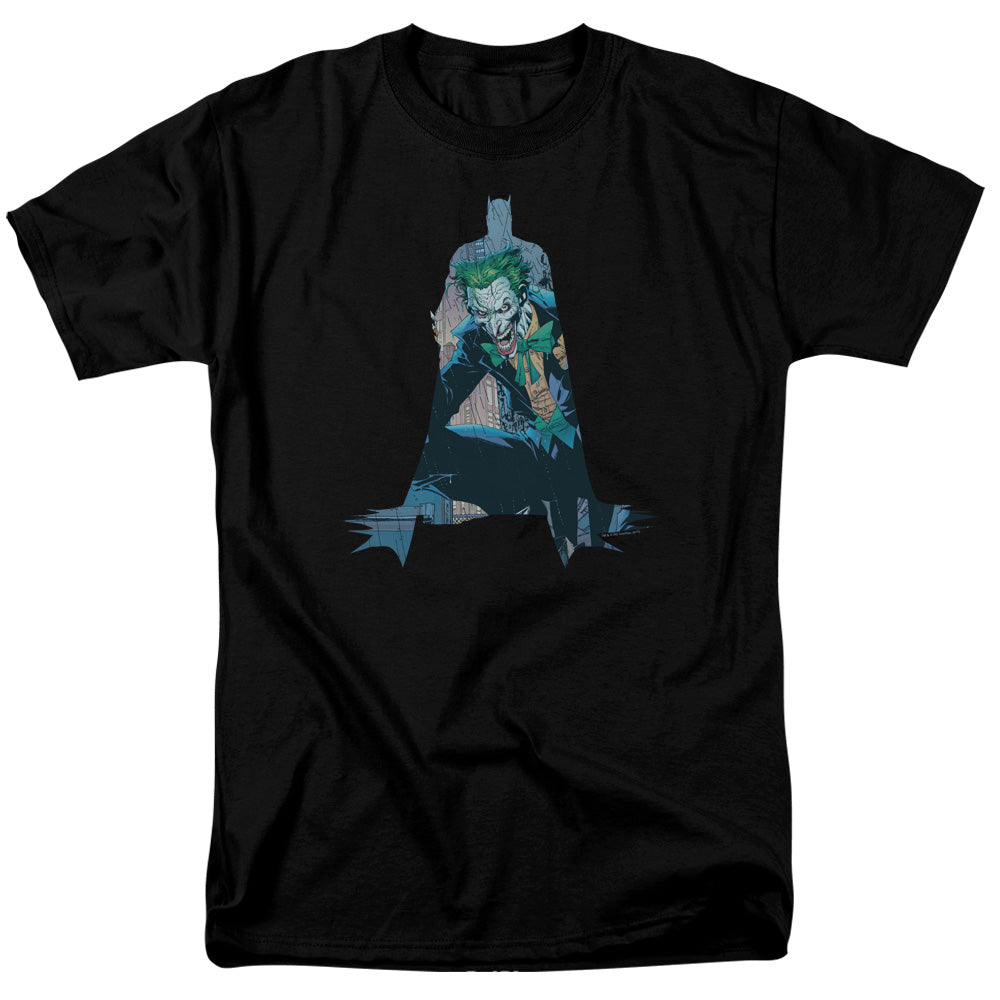 Batman Comics Scene Inside Men's 18/1 Cotton Short-Sleeve T-Shirt