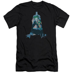 Batman Comics Scene Inside Men's Ultra-Soft 30/1 Cotton Slim Short-Sleeve T-Shirt