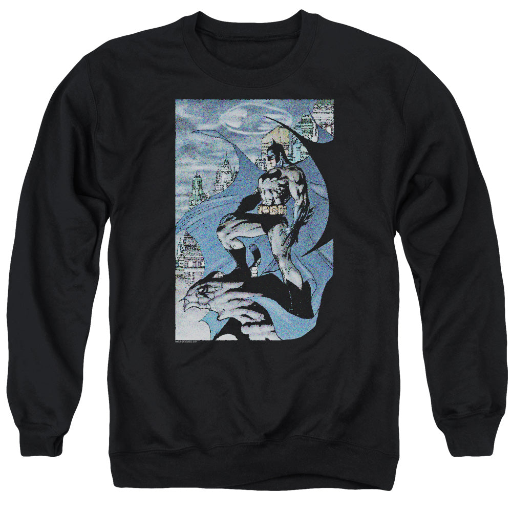 Batman Comics Seurbat Men's Crewneck 50 50 Poly Long-Sleeve T-Shirt