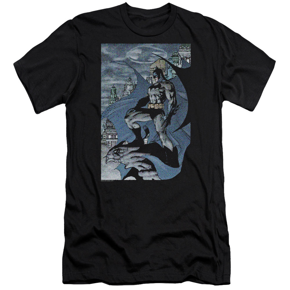 Batman Comics Seurbat Men's Ultra-Soft 30/1 Cotton Slim Short-Sleeve T-Shirt