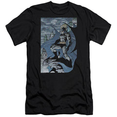 Batman Comics Seurbat Men's Ultra-Soft 30/1 Cotton Slim Short-Sleeve T-Shirt