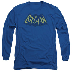 Batman Comics Show Bat Logo Men's 18/1 Cotton Long-Sleeve T-Shirt
