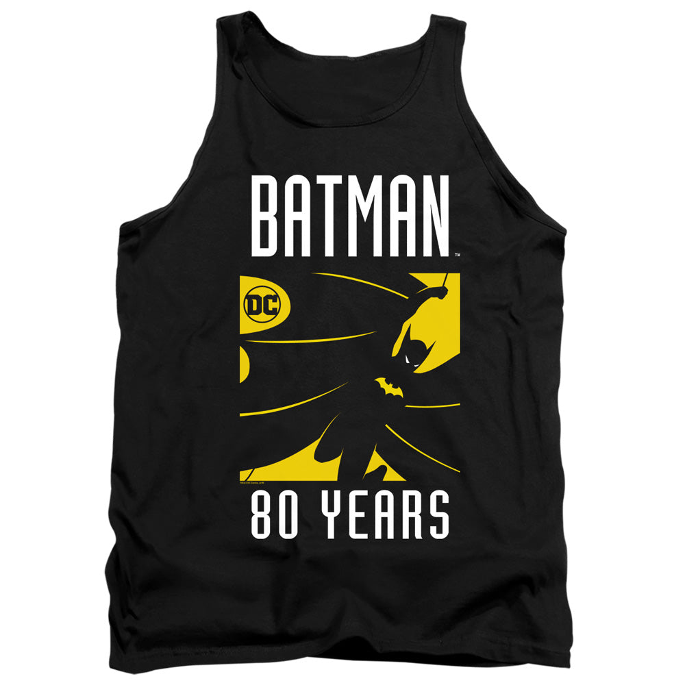 Batman Comics Silhouette Men's 18/1 Cotton Tank Top