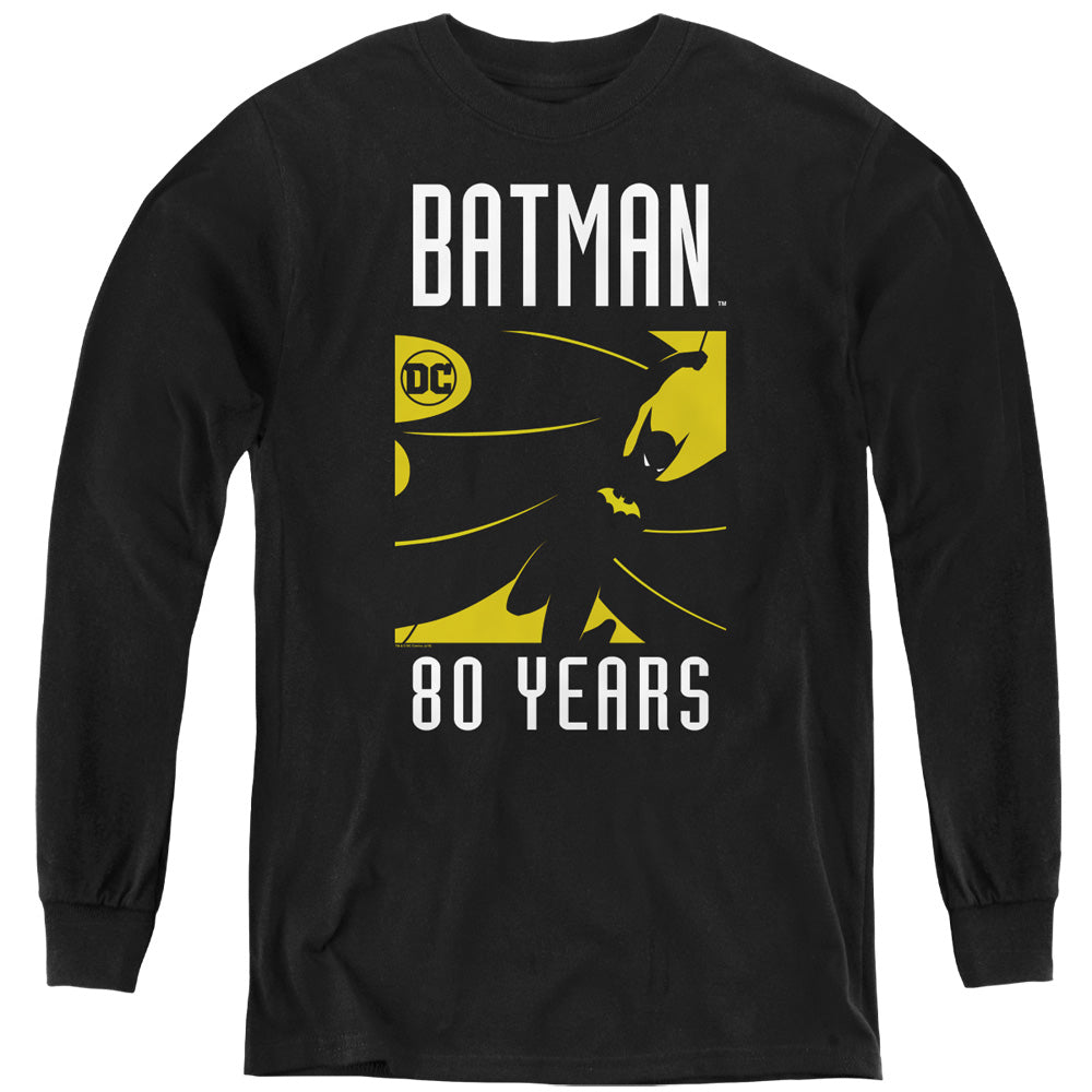 Batman Comics Silhouette Youth Long-Sleeve T-Shirt