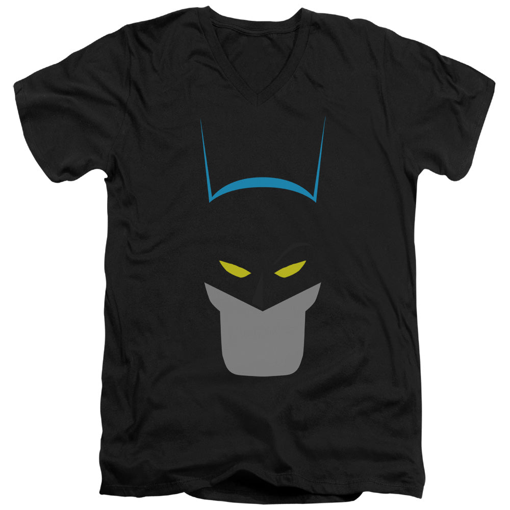 Batman Comics Simplified Men's 30/1 Cotton Slim V-Neck T-Shirt