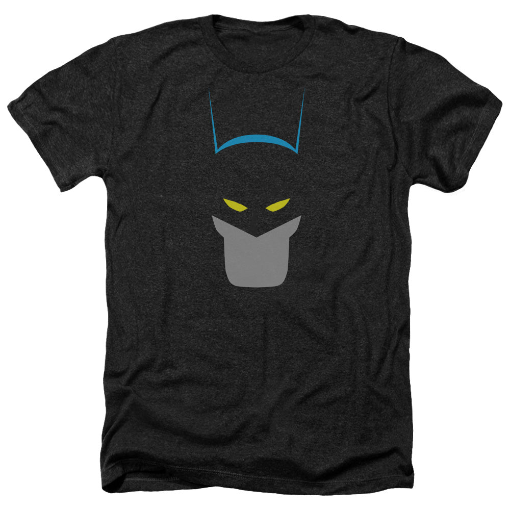 Batman Comics Simplified Men's 30/1 Heather 60 40 Poly Short-Sleeve T-Shirt