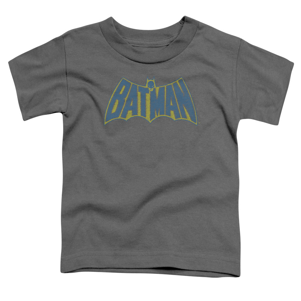 Batman Comics Sketch Logo Toddler 18/1 Cotton Short-Sleeve T-Shirt