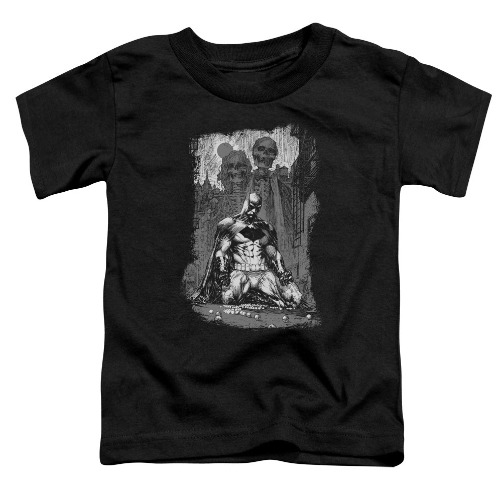 Batman Comics Sketchy Shadows Toddler 18/1 Cotton Short-Sleeve T-Shirt