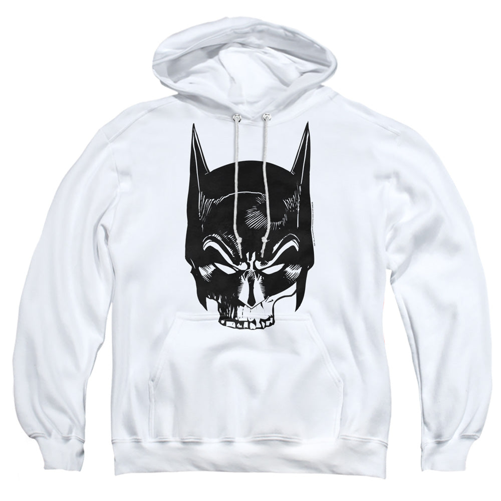 Batman Comics Skull On White Men's Pull-Over 75 25 Poly Hoodie