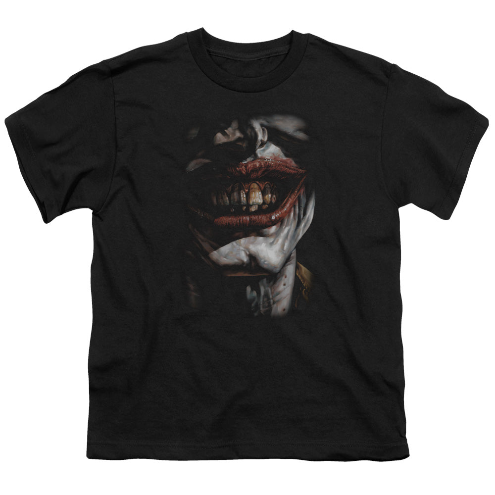 Batman Comics Smile Of Evil Youth 18/1 100% Cotton Short-Sleeve T-Shirt