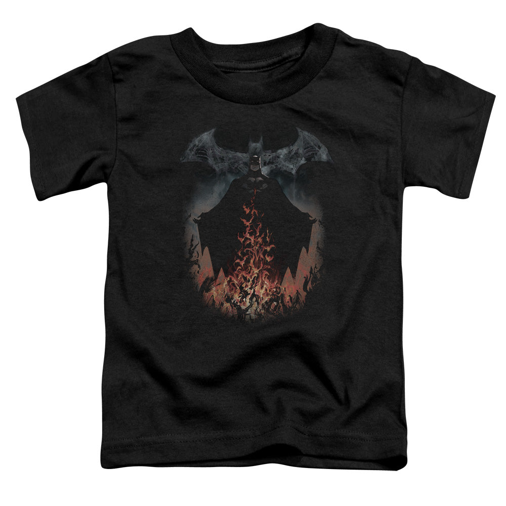 Batman Comics Smoke & Fire Toddler 18/1 Cotton Short-Sleeve T-Shirt