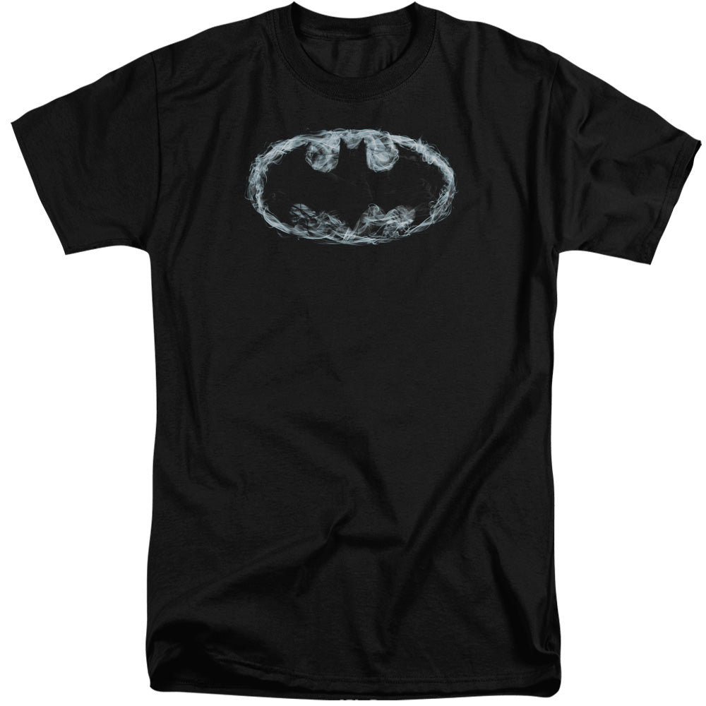 Batman Comics Smoke Signal Men's 18/1 Tall Cotton Short-Sleeve T-Shirt