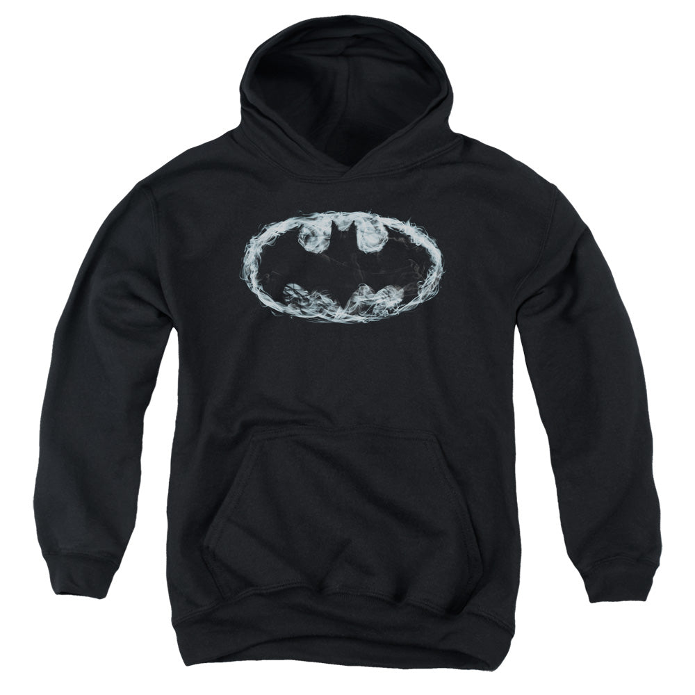 Batman Comics Smoke Signal Youth Cotton Poly Pull-Over Hoodie