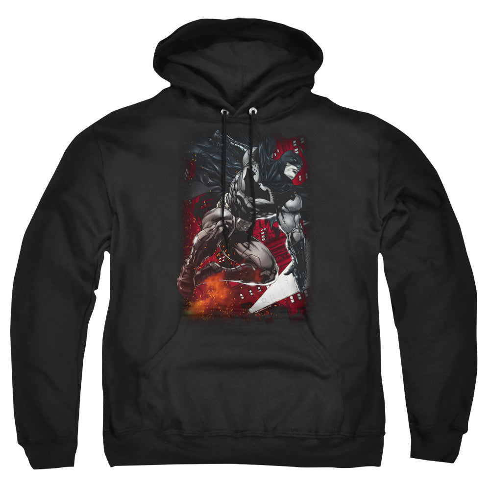 Batman Comics Sparks Leap Men's Pull-Over 75 25 Poly Hoodie