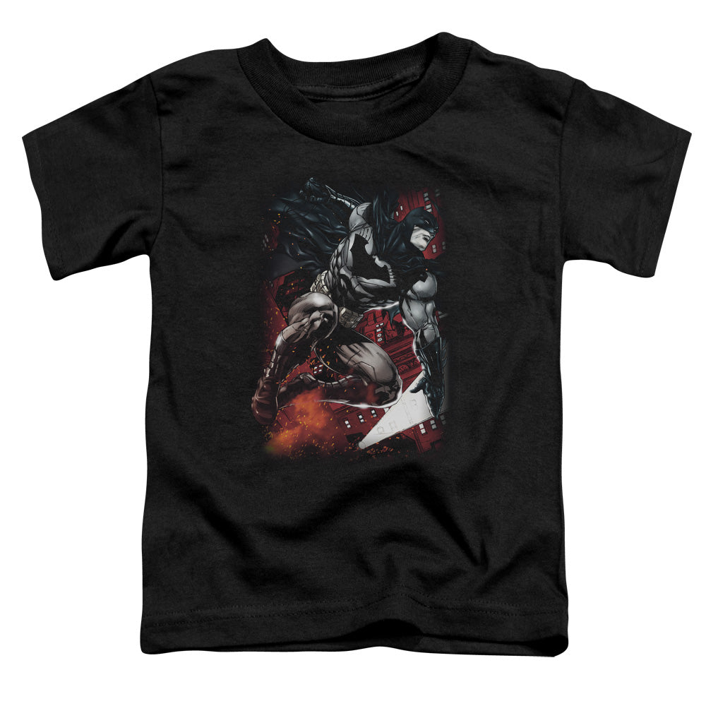 Batman Comics Sparks Leap Toddler 18/1 Cotton Short-Sleeve T-Shirt