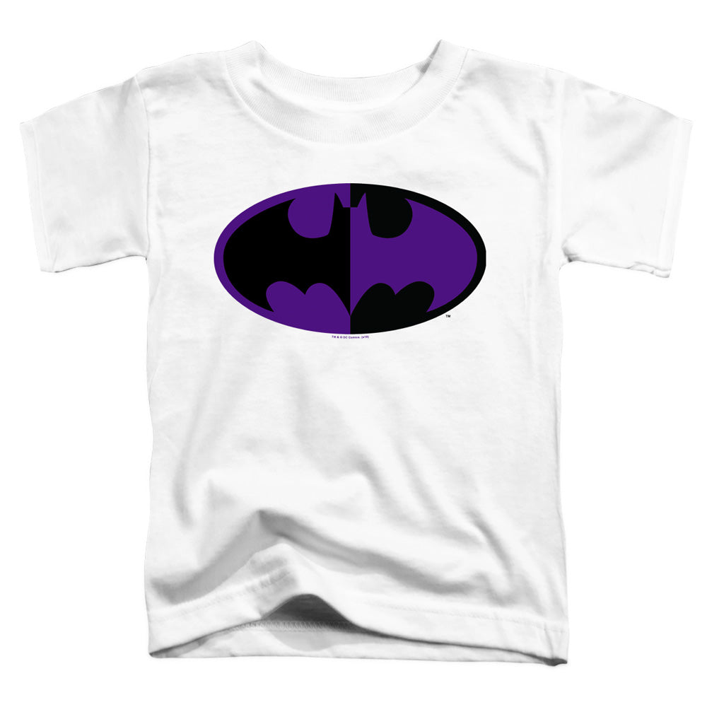 Batman Comics Split Symbol Toddler 18/1 Cotton Short-Sleeve T-Shirt