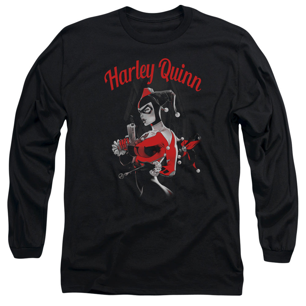 Batman Comics Spring Gun Men's 18/1 Cotton Long-Sleeve T-Shirt
