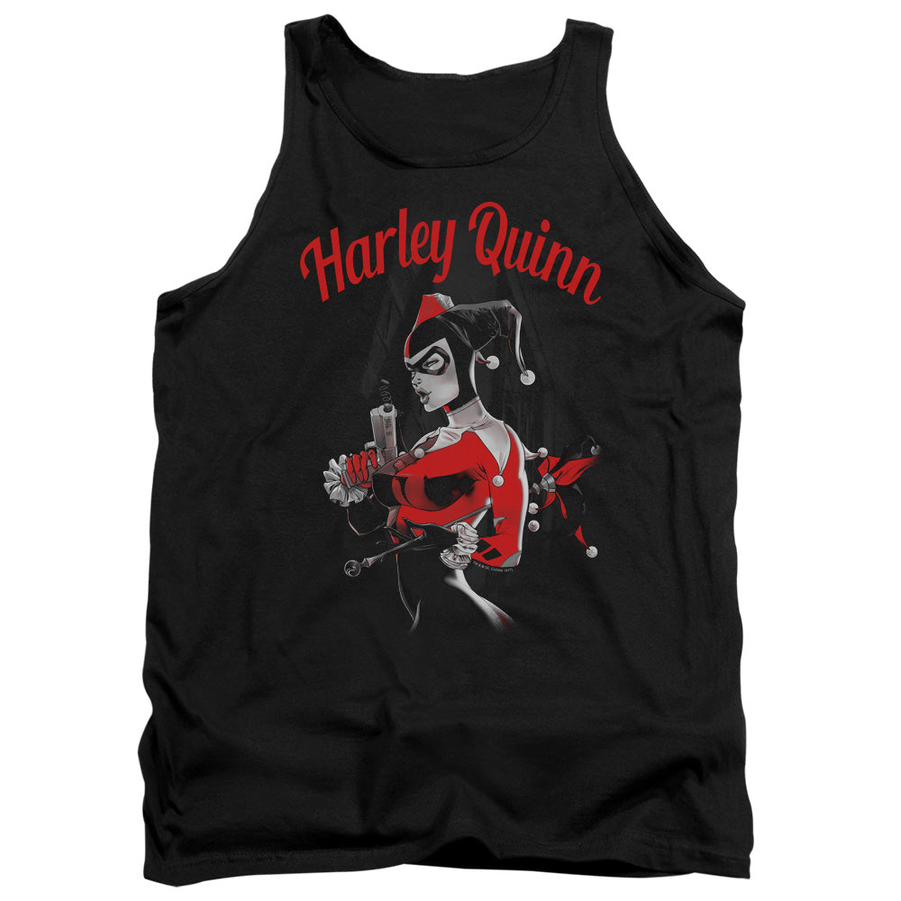 Batman Comics Spring Gun Men's 18/1 Cotton Tank Top