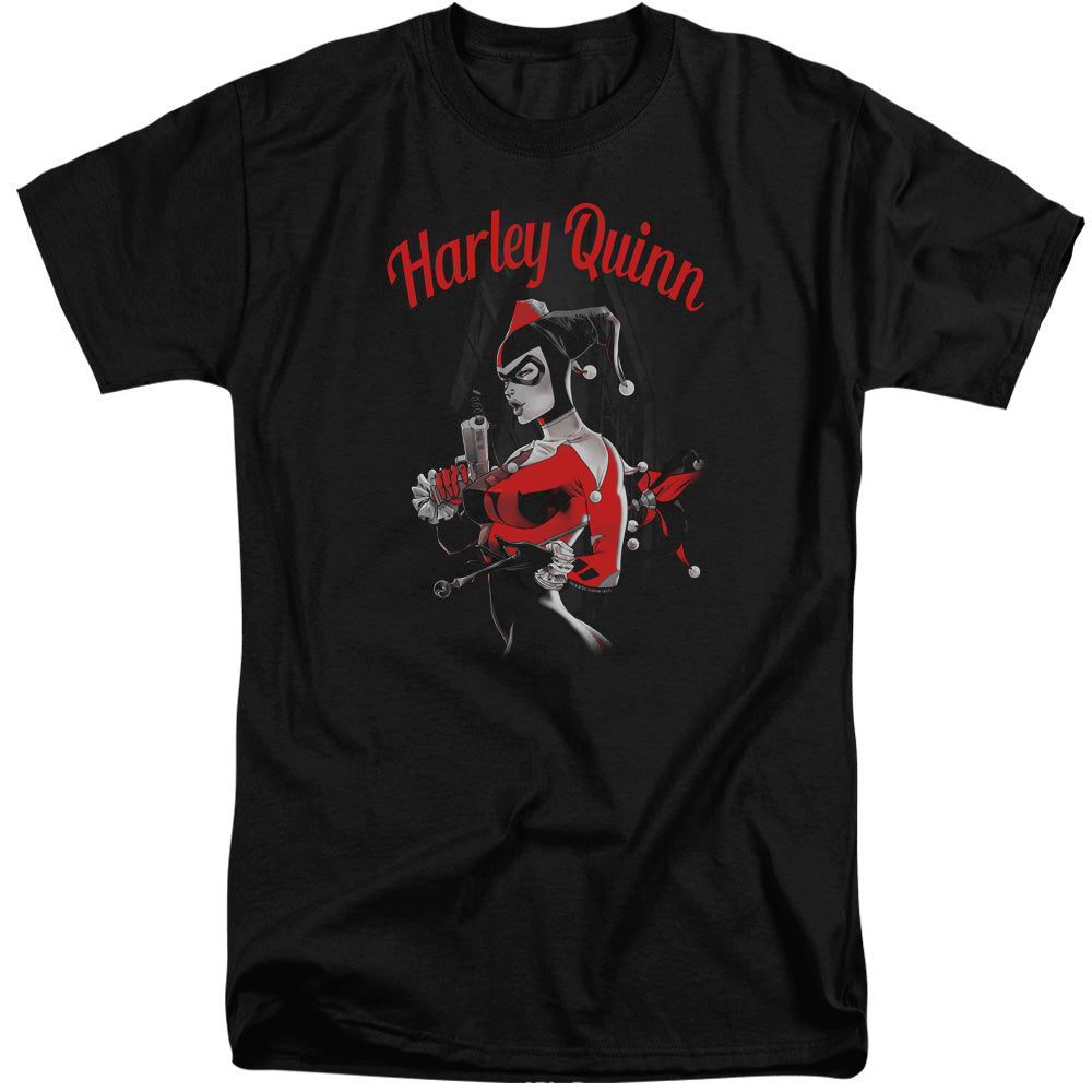 Batman Comics Spring Gun Men's 18/1 Tall Cotton Short-Sleeve T-Shirt