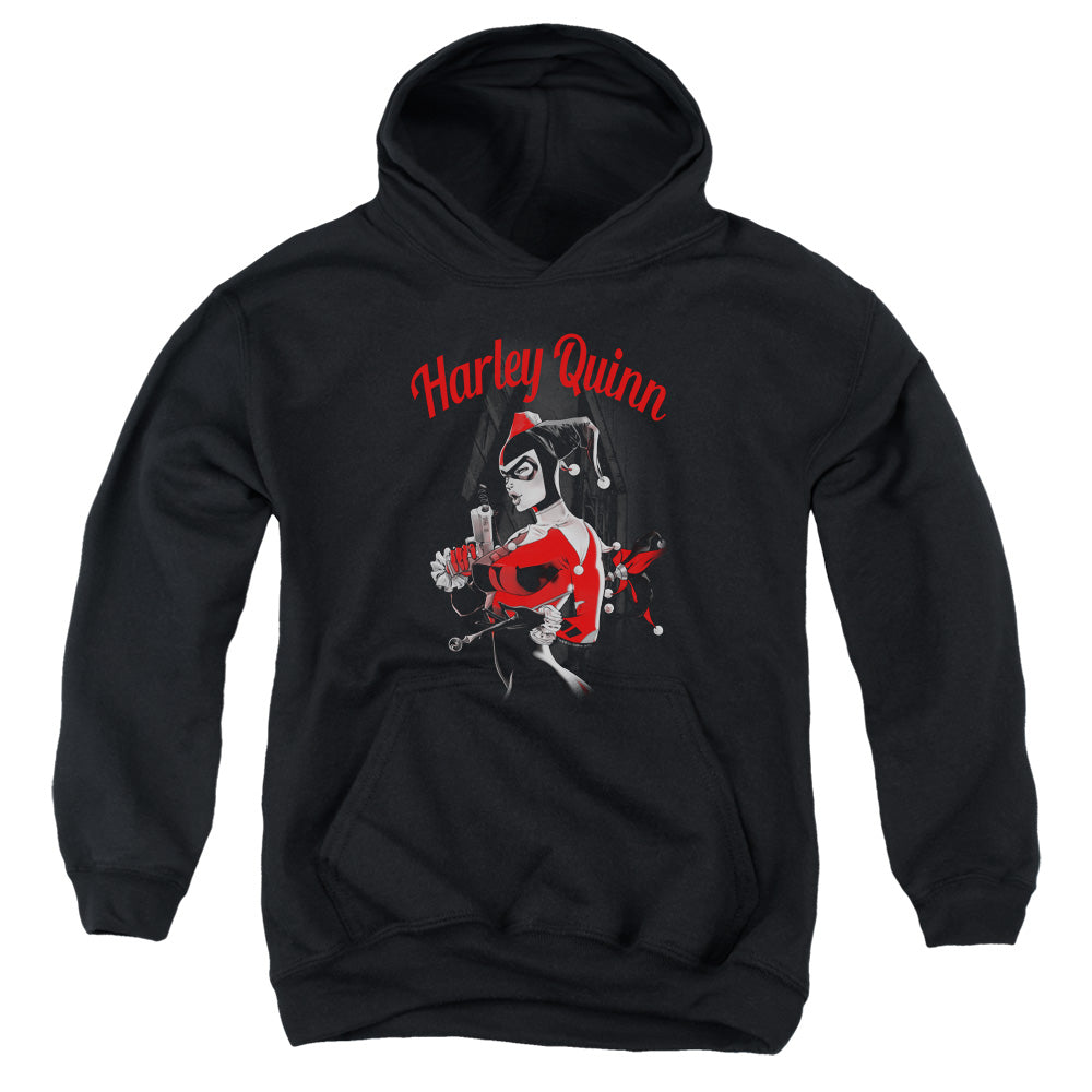 Batman Comics Spring Gun Youth Cotton Poly Pull-Over Hoodie