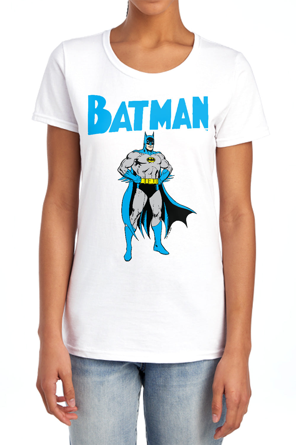Batman Comics Stance Women's 18/1 Cotton Short-Sleeve T-Shirt