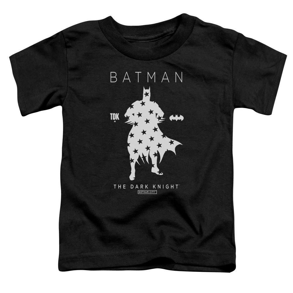 Batman Comics Star Silhouette Toddler 18/1 Cotton Short-Sleeve T-Shirt