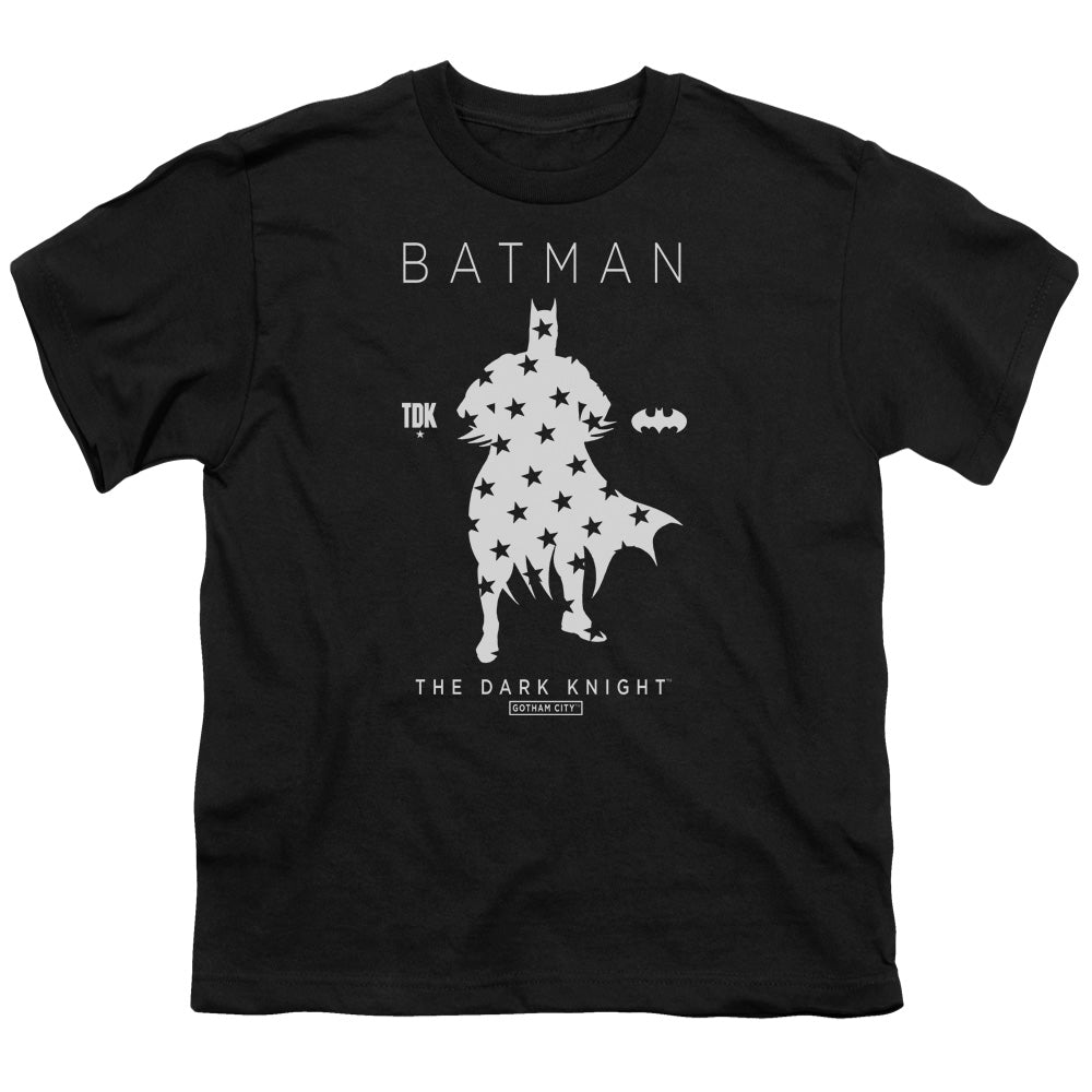 Batman Comics Star Silhouette Youth 18/1 100% Cotton Short-Sleeve T-Shirt