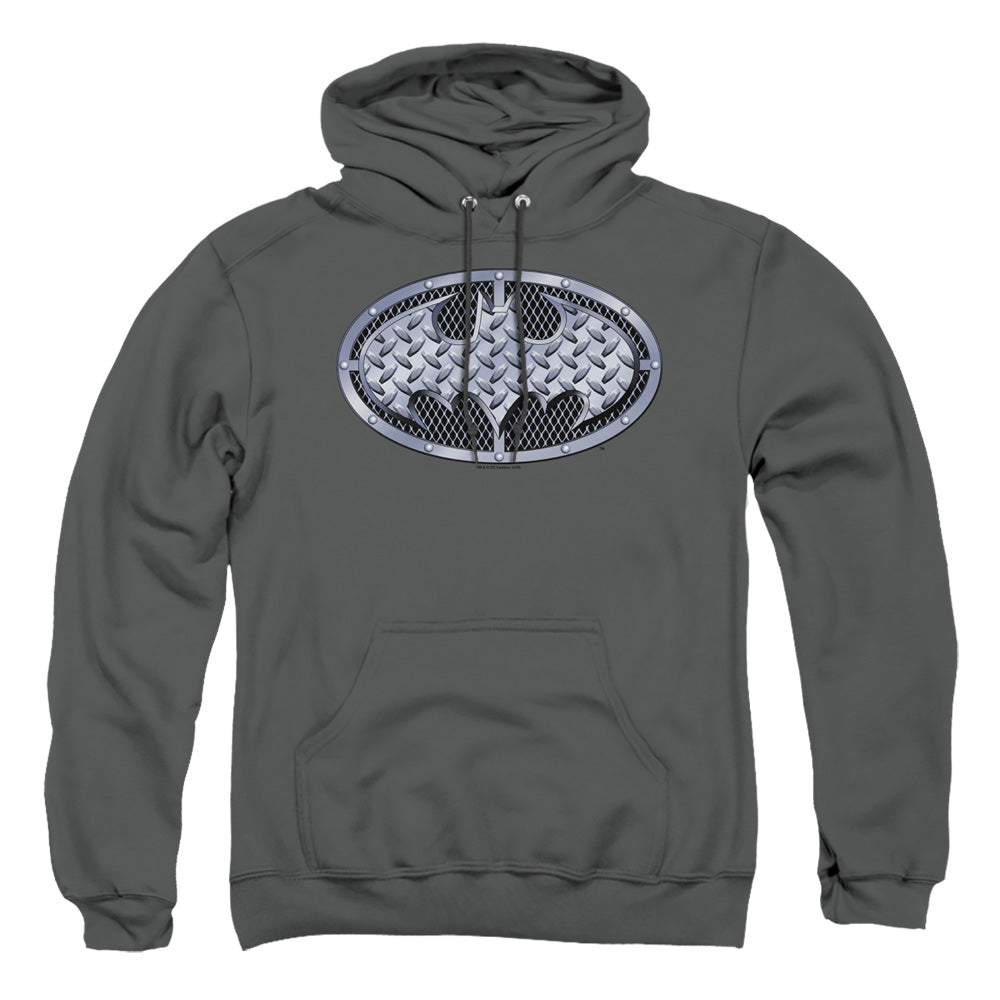 Batman Comics Steel Mesh Shield Men's Pull-Over 75 25 Poly Hoodie