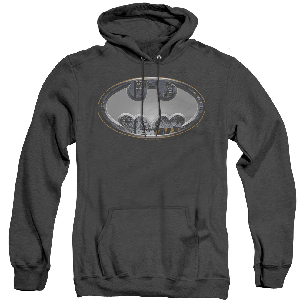 Batman Comics Steel Wall Shield Men's Pull-Over Hoodie