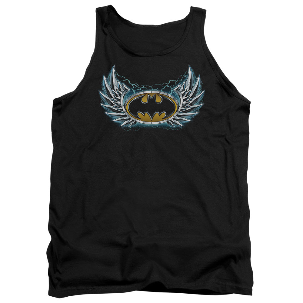 Batman Comics Steel Wings Logo Men's 18/1 Cotton Tank Top