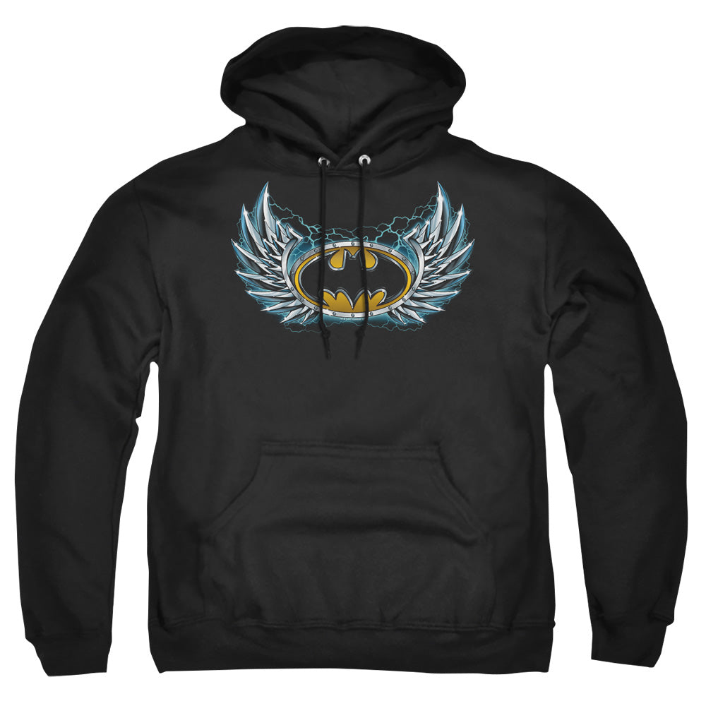 Batman Comics Steel Wings Logo Men's Pull-Over 75 25 Poly Hoodie