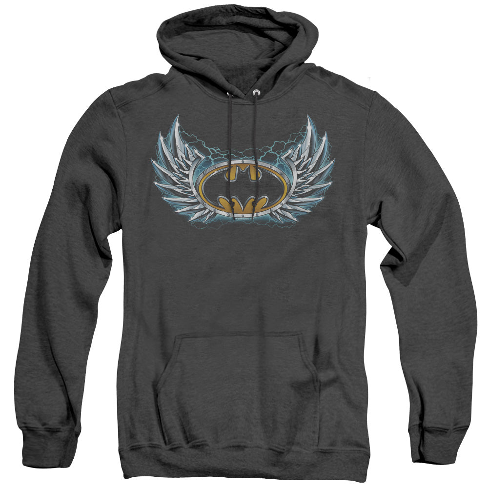 Batman Comics Steel Wings Logo Men's Pull-Over Hoodie