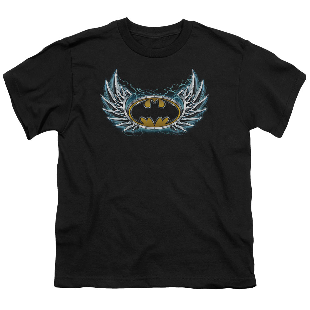 Batman Comics Steel Wings Logo Youth 18/1 100% Cotton Short-Sleeve T-Shirt