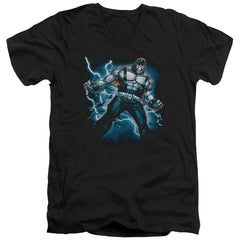 Batman Comics Stormy Bane Men's 30/1 Cotton Slim V-Neck T-Shirt