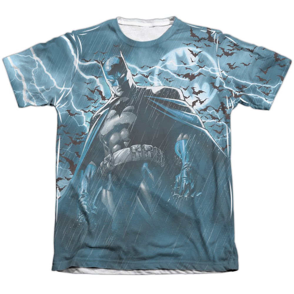 Batman Comics Stormy Knight Men's Regular Fit Poly Cotton Short-Sleeve T-Shirt