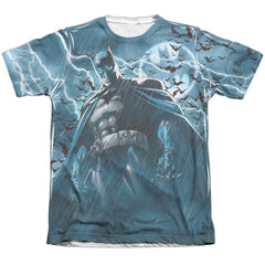 Batman Comics Stormy Knight Men's Regular Fit Poly Cotton Short-Sleeve T-Shirt