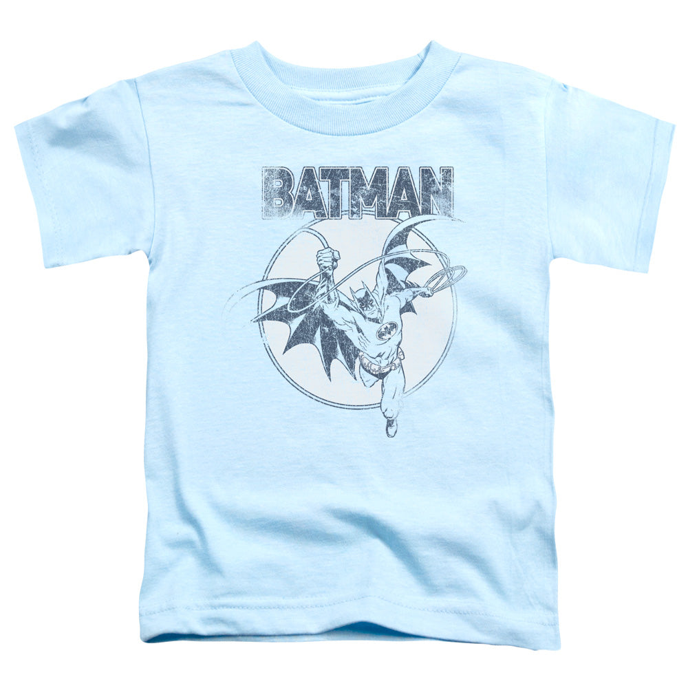 Batman Comics Swinging Bat Toddler 18/1 Cotton Short-Sleeve T-Shirt
