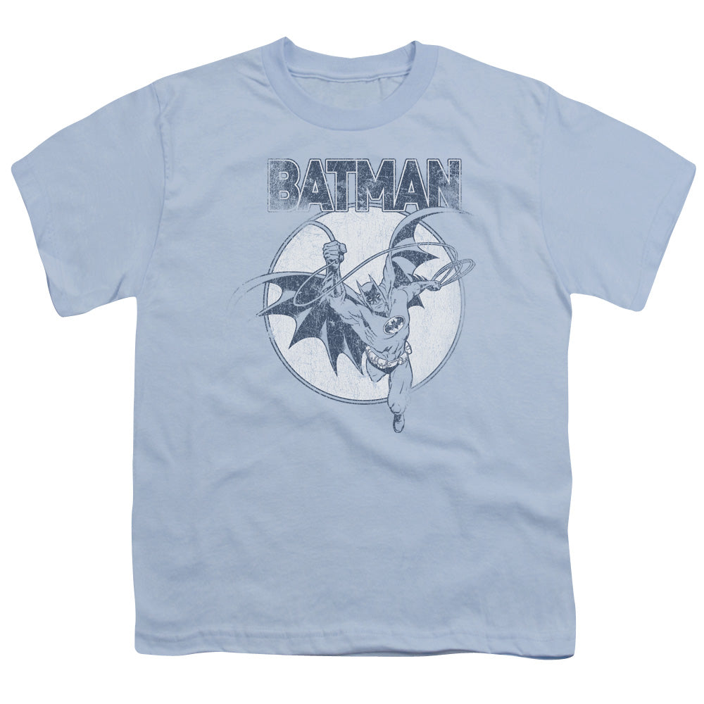 Batman Comics Swinging Bat Youth 18/1 100% Cotton Short-Sleeve T-Shirt
