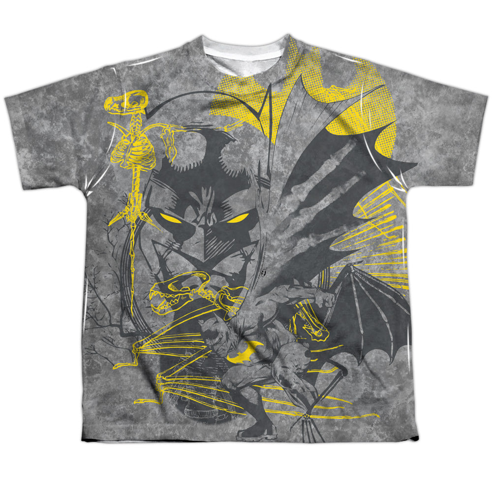 Batman Comics Symbiotic Youth Regular Fit Poly Short-Sleeve T-Shirt