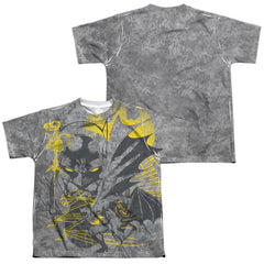 Batman Comics Symbiotic Youth Regular Fit Poly Short-Sleeve T-Shirt