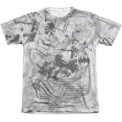 Batman Comics Tale Of The Dark Knigth Men's Regular Fit Poly Cotton Short-Sleeve T-Shirt