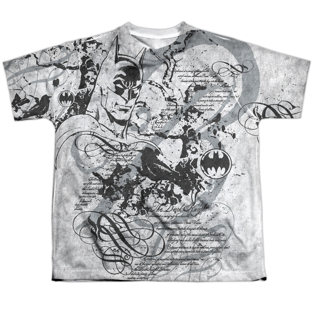 Batman Comics Tale Of The Dark Knigth Youth Regular Fit Poly Short-Sleeve T-Shirt