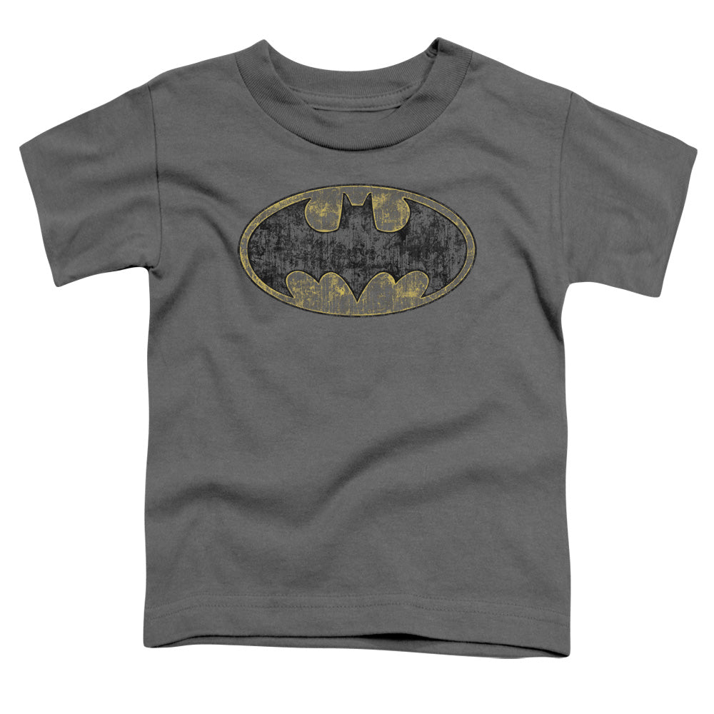 Batman Comics Tattered Logo Toddler 18/1 Cotton Short-Sleeve T-Shirt