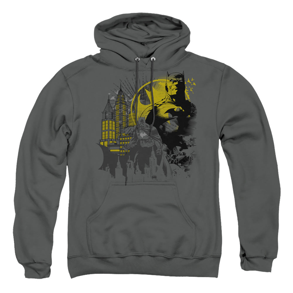 Batman Comics The Dark City Men's Pull-Over 75 25 Poly Hoodie