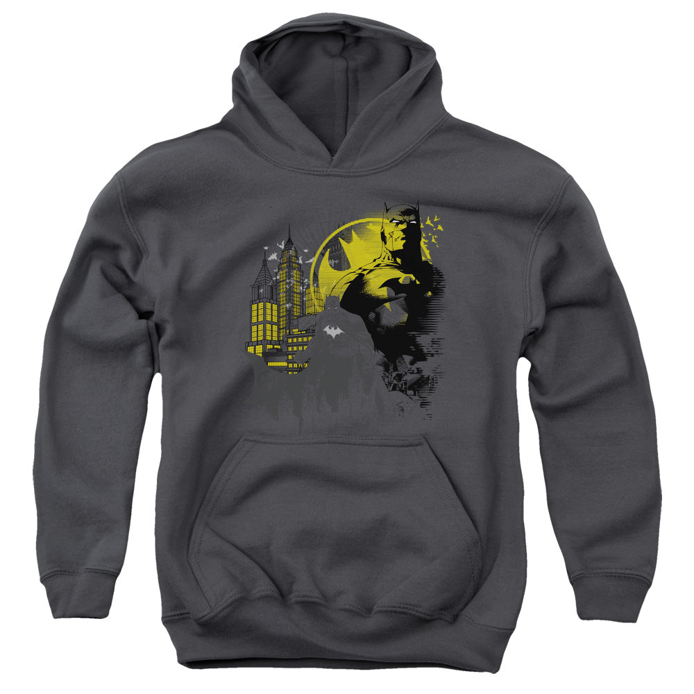 Batman Comics The Dark City Youth Cotton Poly Pull-Over Hoodie