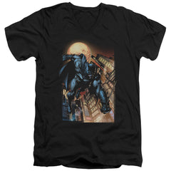 Batman Comics The Dark Knight #1 Men's 30/1 Cotton Slim V-Neck T-Shirt