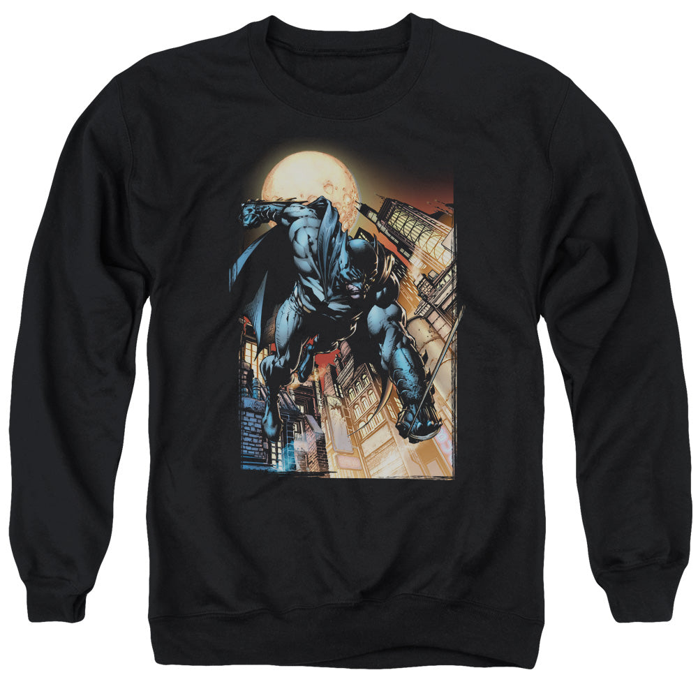 Batman Comics The Dark Knight #1 Men's Crewneck 50 50 Poly Long-Sleeve T-Shirt