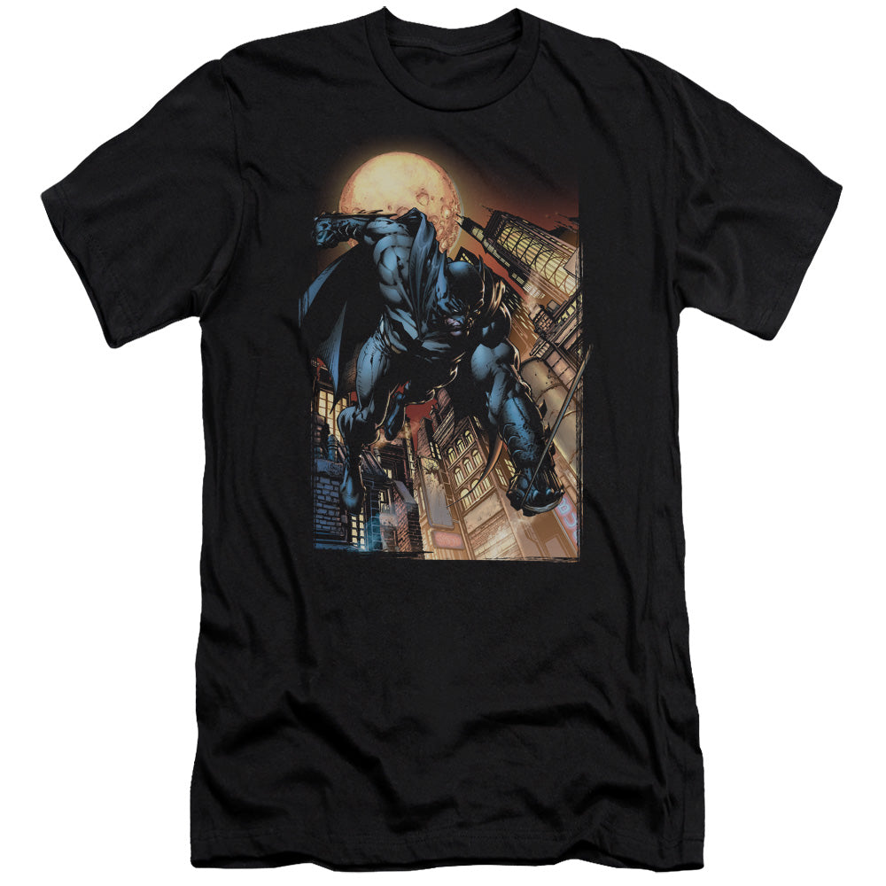 Batman Comics The Dark Knight #1 Men's Ultra-Soft 30/1 Cotton Slim Short-Sleeve T-Shirt